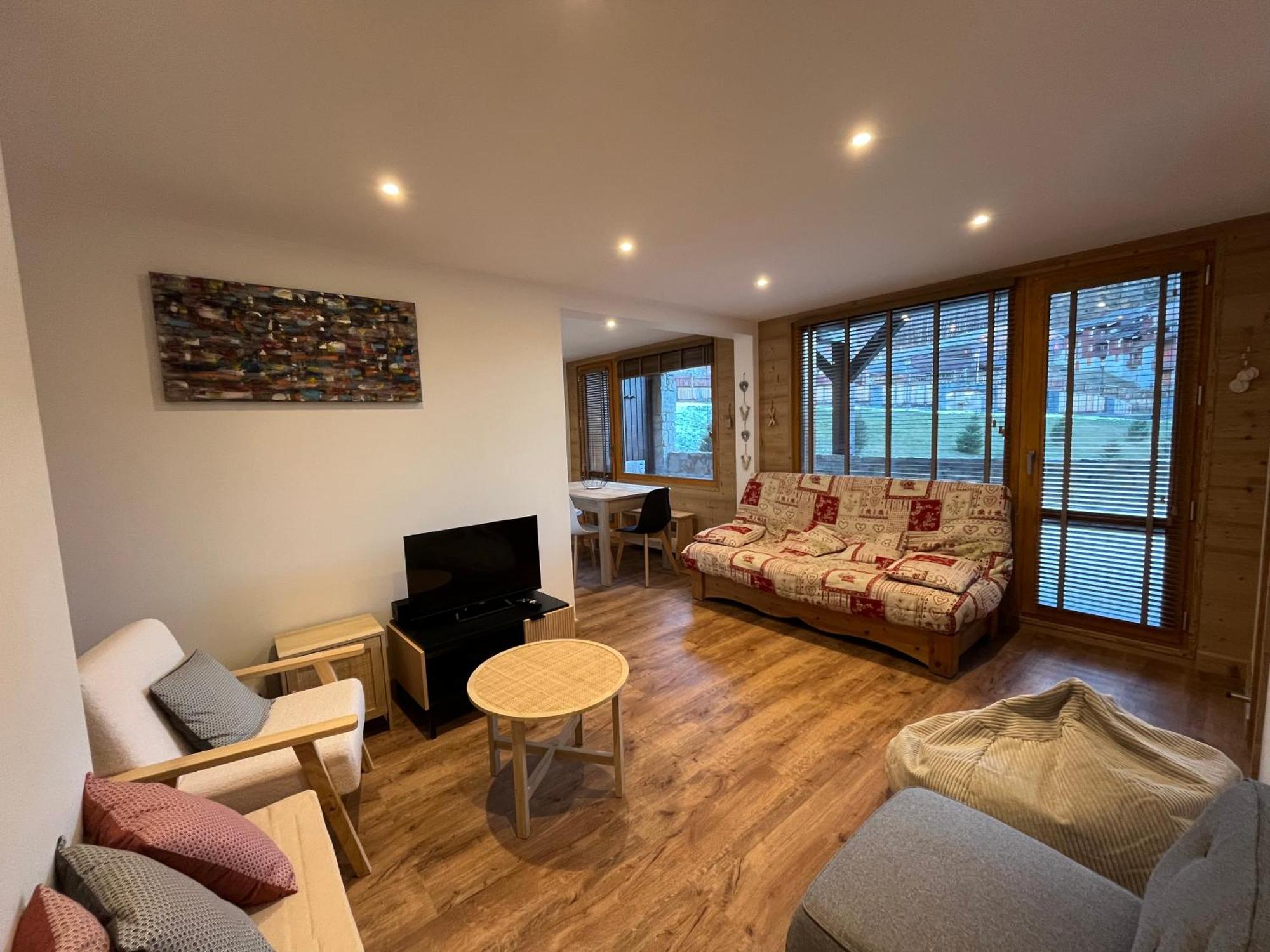 4P Au Pied Des Pistes, Refait A Neuf, La Plagne, Avec Wifi Apartment ภายนอก รูปภาพ